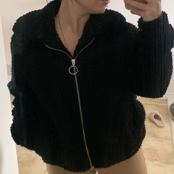 Black Teddy Jacket - Picture 1 of 7